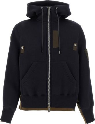 sacai Multicolor Sponge and nylon hoodie