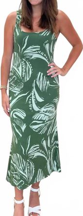 Sadie & Sage Prosper Knit Midi Dress In Green