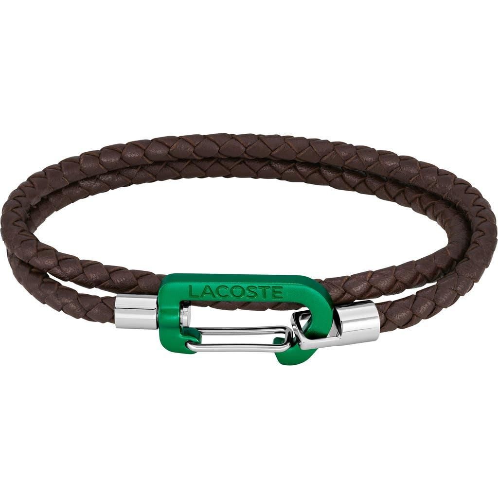 Lacoste Mens Metropole Bracelet in Silver at Nordstrom from