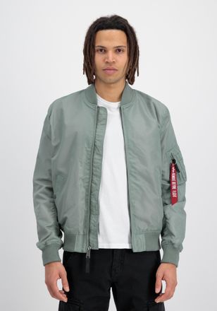 Alpha Industries Bomberjacke ALPHA INDUSTRIES MA-1 TT Light, Herren, Gr. S, gr&uuml;n (dusty gr&uuml;n), Obermaterial: 100% Nylon, Futter: 100% Nylon, Jacken Bomberjacke