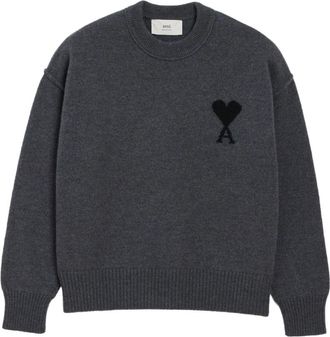 Ami Heren, Truien, Grijs, Maat: XL