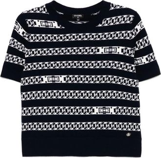 Chanel Top a maniche corte 2017 - Blu