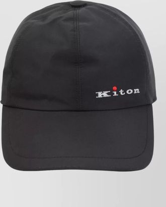 Kiton stylish cap with curved brim design