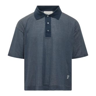 Ami De Coeur Polo - Heren - Polos - Zwart - XS - Katoen - Tops