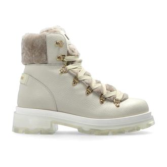 Bogner Schoenen, Dames, Wit, 38 EU, Leer, Swansea Leren Sneeuwlaarzen