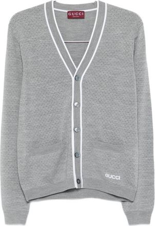 Gucci Wool V-Necked Cardigan