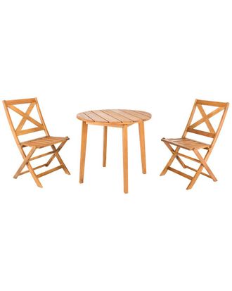 Safavieh Bruna Outdoor 3Pc Bistro Set