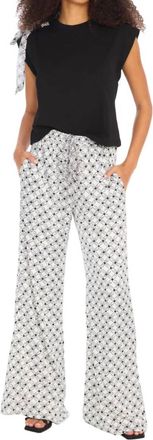 Allison New York Selena Pant In Black Tiles