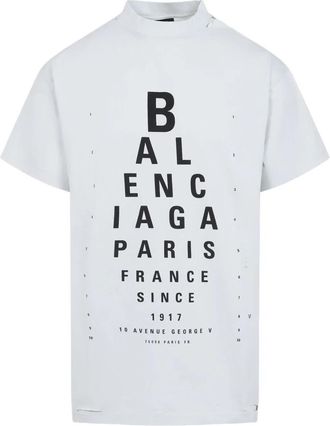 Balenciaga Witte T-shirts en Polos - Heren - T-shirts - Wit - S - Tops