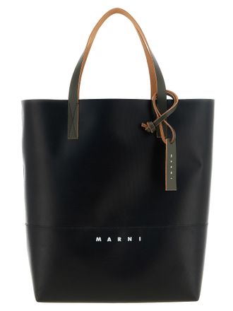 Marni Black Polyester Tote Mens Bag