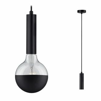 Paulmann Kine L&aacute;mpara Colgante Negro 25 30 Cm