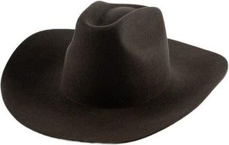 Gigi Pip Lane Brick Top Western Hat in Dark Brown at Nordstrom, Size X-Large