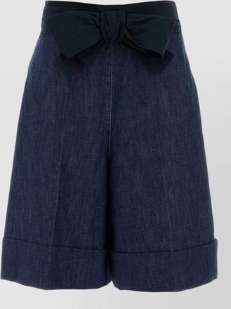 Valentino Garavani Valentino - bermuda shorts featuring oversized bow detail