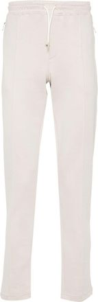 Eleventy tapered track pants - men - Wool/Polyamide/Polyamide/Cotton - L - Neutrals