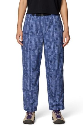 Mountain Hardwear Rockrydge Climbing Pants in Best Coast Blue Gingham Dye at Nordstrom, Size X-Large