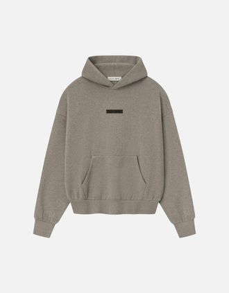Fear of God Mens Essentials Fear Of Good Classic Homestead Heather Hoodie - Cream - Size: 36