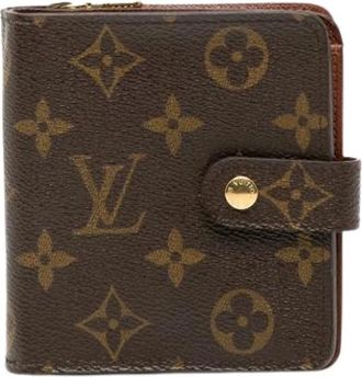 Louis Vuitton Pre-owned Wallets, female, Brown, Size: ONE SIZE Pre-owned Vintage Canvas Wallet