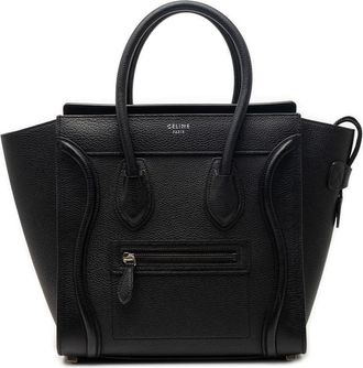 Celine Pre-owned Celine Micro Drummed Calfskin Luggage Tote Ladies 7MM2RXQ8Y70K1GQ4