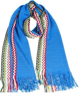 Missoni Sjaal met Franjes - Heren - Wintersjaals - Veelkleurig - ONE Size - Wol - Accessoires