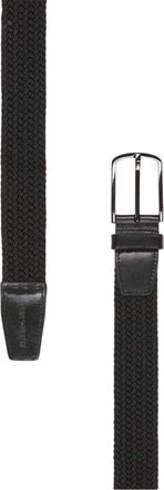 Lyle & Scott Gevlochten Riem (Jet Zwart)
