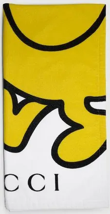 Gucci Kids - Cotton Towel With Prints, White