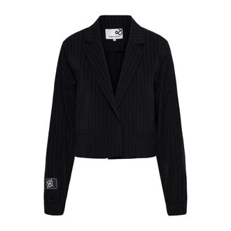 &Co Woman Jassen, Dames, Zwart, L, Polyester, Pitou Stripe Travel A