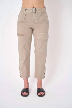 MARRAKECH Ikos Button Hem Pant In String