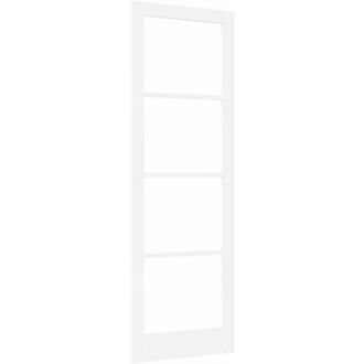 vidaXL Puerta Interior Con Cristal Orkdal 78 X 232 Cm Vidaxl