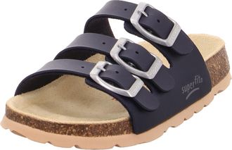 Superfit Mens Fussbettpantoffel Slippers, Blue 8000, 4.5 UK