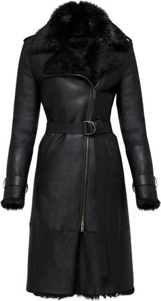 VSP Lyza Shearling Jas - Dames - Jassen - Zwart - S - Wol - Jassen
