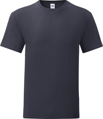 Fruit Of The Loom Fruit of the Loom Iconisch T-shirt voor heren (set van 5) (Deep Navy)