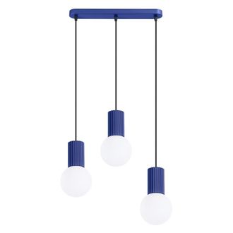 Sollux Lighting L&aacute;mpara colgantes ultramar aluminio/vidrio alt. 120 cm