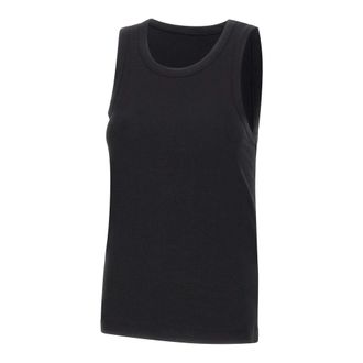 Entire studios Sleeveless Tops, female, Black, Size: XS Sheer Tank