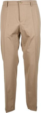 Patrizia Pepe Broek - Heren - Nette broeken - Bruin - 2XL - Polyester - Broeken