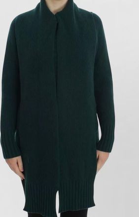 Dolce & Gabbana ribbed cashmere high neck cardigan