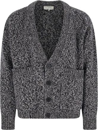 STUDIO NICHOLSON Textured Multicolour Knit Sweater With Ribbed Cuffs