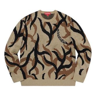 SUPREME FW19 Week 2 Tribal Camo Sweater SUP-FW19-274