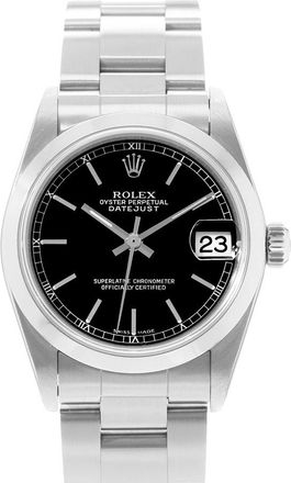Rolex Pre-owned Rolex Datejust 31 Automatic Chronometer Black Dial Ladies Watch 78240 BKSO