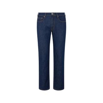 Roberto Cavalli Jeans with Monogram RC Embroidery - male - Roberto Cavalli - Straight Fit Jeans - Blue - M - Jeans