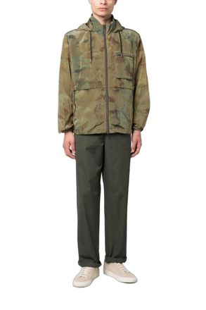 Herno Camouflage-Print Nylon Jacket - Beige