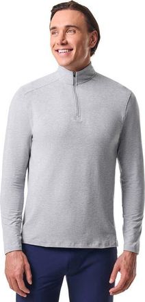 Coolibar Mens Quarter-Zip - UPF 50+ Sun Protection - Sonora in Grey Heather at Nordstrom, Size Xx-Large