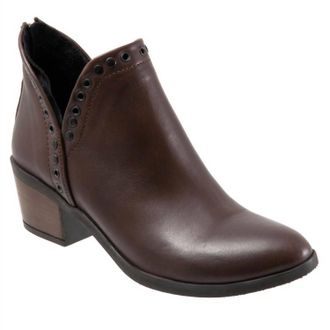 Bueno Womens Cora Smooth Boot In Teak