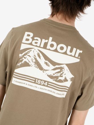 Barbour Camber Graphic t-shirt grey olive