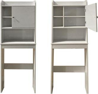 tomasucci Mueble sobre lavadora LAVANDER&Iacute;A - C, blanco
