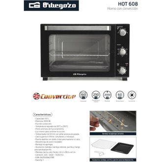 Orbegozo Horno Sobremesa Orbegozo Hot608