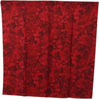 Valentino Pre-owned Zijden sjaals - Dames - Vintage Accessoires - Rood - ONE Size - Vintage