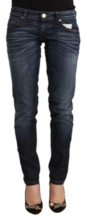 Acht Washed Cotton Low Waist Skinny Womens Jeans