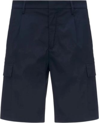 K-Way Korte Broeken, Heren, Blauw, S, Katoen, Serje Twill Tech Shorts