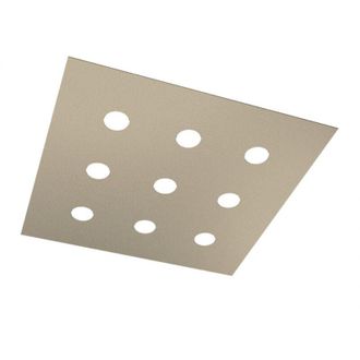 Top-Light Top-light - Plafoniera Moderna Area Metallo Sabbia Metallo 9 Luci Gx53