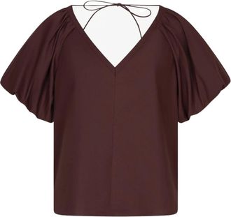 Dante6 Rosalie Top - Dames - Blouses & Shirts - Bruin - Maat: XS Katoen